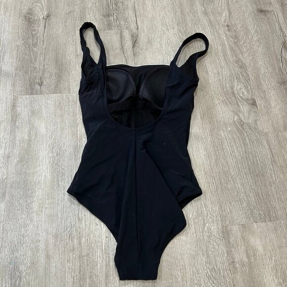 Gottex Women’s Black White One Piece Square Neck Swimsuit Bathing Suit Size 10 - Picture 3 of 5